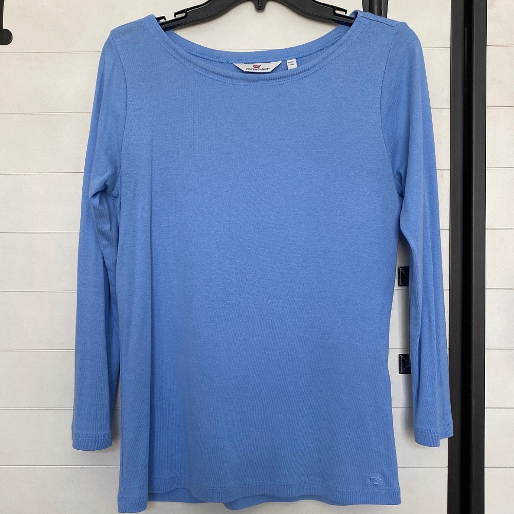 Vineyard Vines Long Sleeve Tee Shirt Cotton Modal Blend Medium